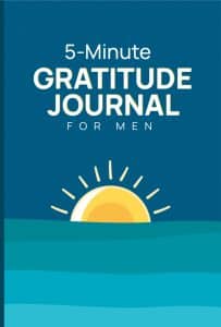 gratitude journal for men - cover