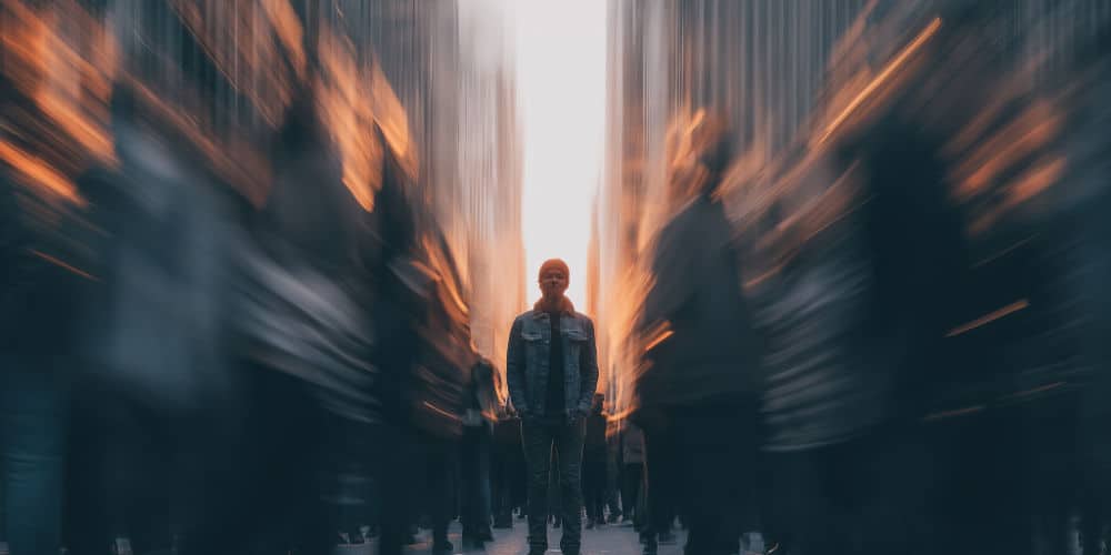 stoicism calm person in chaos